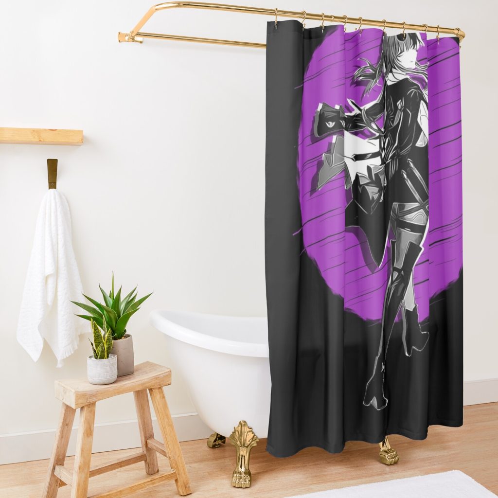 Honkai Star Rail - Kafka *Sun Art* Shower Curtain Official Honkai: Star Rail Merch