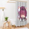 Honkai Star Rail Chibi Kafka- Boom Shower Curtain Official Honkai: Star Rail Merch