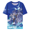 Anime Honkai Star Rail Cosplay Short sleeved T shirt Bronya Rand Men Women T shirts - Honkai: Star Rail Merch