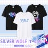 Anime Honkai Star Rail Cosplay Short sleeved T shirt Silver Wolf Men Women T shirts - Honkai: Star Rail Merch
