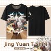 Anime Honkai Star Rail Jing Yuan Cosplay Short sleeved T shirt Men Women T shirts - Honkai: Star Rail Merch