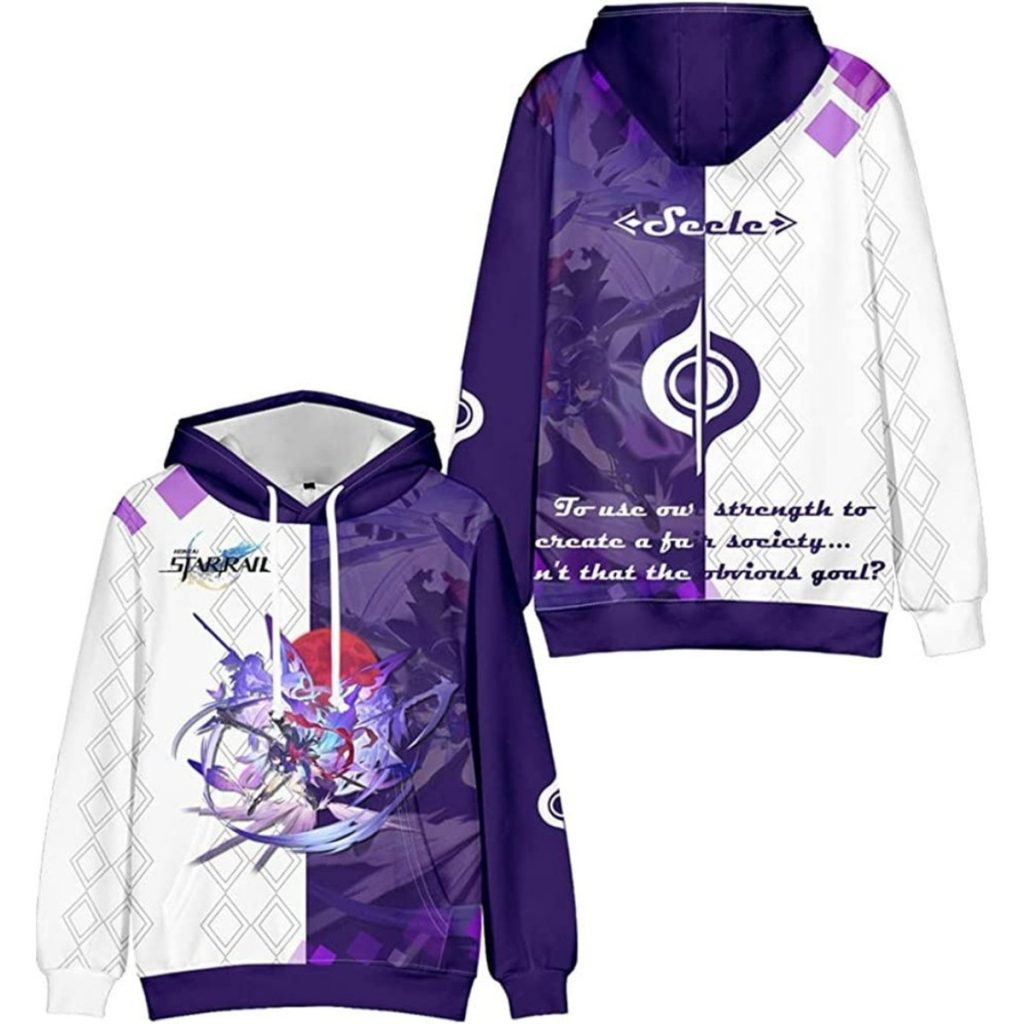 Honkai Star Rail 3D printed unisex fashion hoodie long sleeved drawstring pocket casual pullover - Honkai: Star Rail Merch