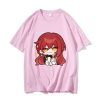 Honkai Star Rail Himeko T shirts Men 100 Cotton Grin Kawaii Tshirts Hot New Game T.jpg 640x640 - Honkai: Star Rail Merch