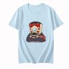 Pom Pom Honkai Star Rail Tshirts Black Rabbit Manga Comic T shirts MEN 100 Cotton Funny - Honkai: Star Rail Merch