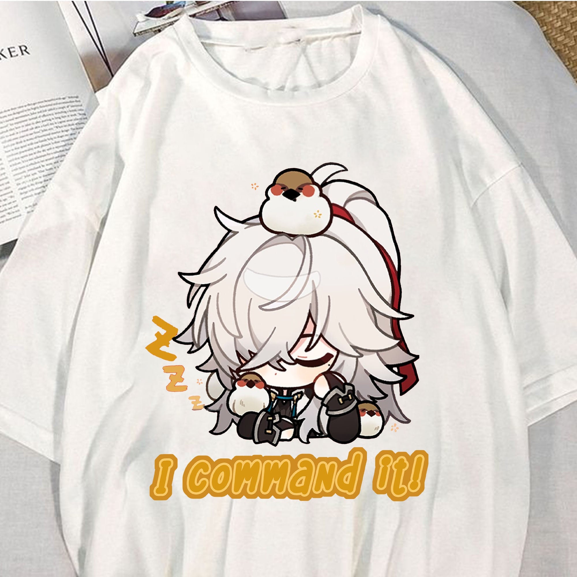 I Command It Jing Yuan Bird Shirt, Honkai Star Rail Chibi Sweatshirt ...