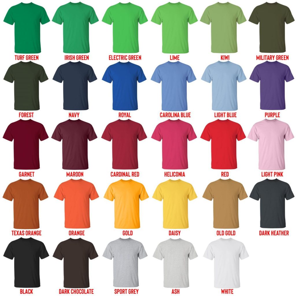 t shirt color chart - Honkai: Star Rail Merch