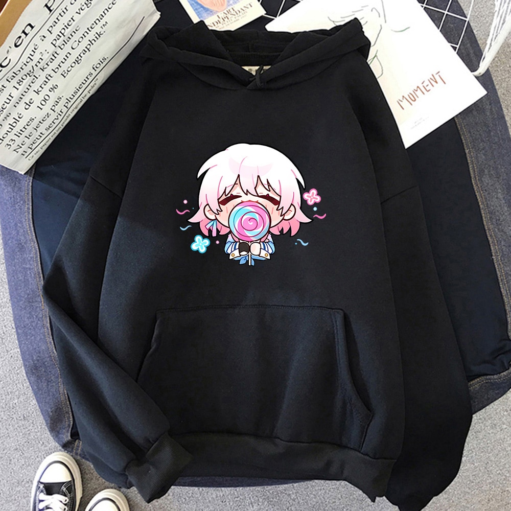 Honkai Star Rail Clara Hoodies for Women New Harajuku Korean Style Couples Sweatshirt Long Sleeve - Honkai: Star Rail Merch